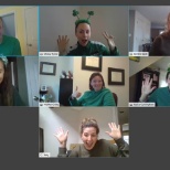 The People Team celebrates St. Patrick's Day virtually!