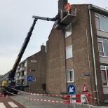 Hoogwerker gevelinspectie