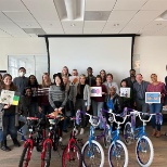 Marketing Team building bicycles for the Boys & Girls Club of Atlanta