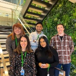 A few of our Questrade team members enjoying the greenery at our beautiful Toronto office!