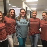 Sporting our custom company t-shirts after Hurricane Harvey