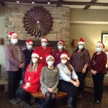 Festive Christmas photo of our awesome management team!