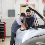 In our service department, Auto Technicians help resolve vehicles issues and provide great service.