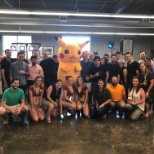 Celebration with Picachu at Spigot Inc