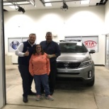 The Dukes happily found their 2014 Sorento after working with Freddy!