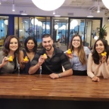 Our Canada team in their awesome WeWork space!