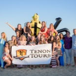 Team photo on the beach!