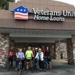 Some employees utilizing the VU Bike Fleet program.