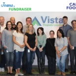 Vista holds regular office fundraisers for local charities. This campaign was for the Food Bank.