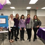 Women of Walgreens business resource group members at BRG fair.