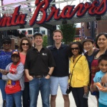 WBL charters a bus for associates and their families to attend an Atlanta Braves gave.