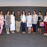 TEAM MEMBERS AND ME WITH TWINKLE KHANNA AT CHANDIGARH  PROGRAM