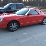 2003 Ford Thunderbird 41,000 miles excellent condition everything convertible must sell.