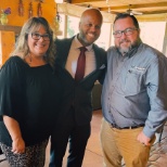 Myke and Lisa with the Mayor of Tempe, AZ, Cory Woods