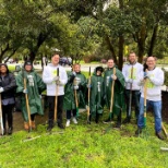 San Francisco office planting trees